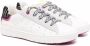 Geox Kids animal-print detail sneakers White - Thumbnail 1