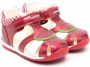 Geox Kids appliqué-detail open toe sandals Red - Thumbnail 1