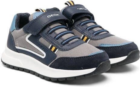 Geox Kids Briezee panelled sneakers Blue