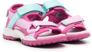 Geox Kids colour-block sandals Pink