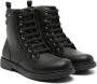 Geox Kids Eclair lace-up ankle boots Black - Thumbnail 1