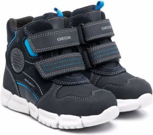 Geox Kids Flexyper ankle-length winter boots Blue