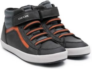 Geox Kids Gisli touch-strap sneakers Black