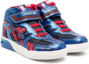 Geox Kids Grayjay Spider high-top sneakers Blue