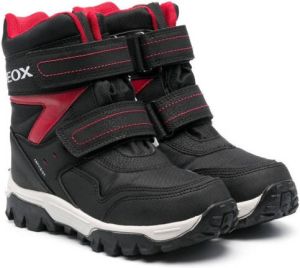 Geox Kids Himalaya ABX touch-strap boots Black