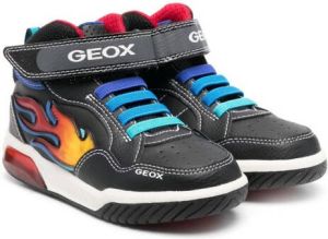 Geox Kids Inek high-top sneakers Black