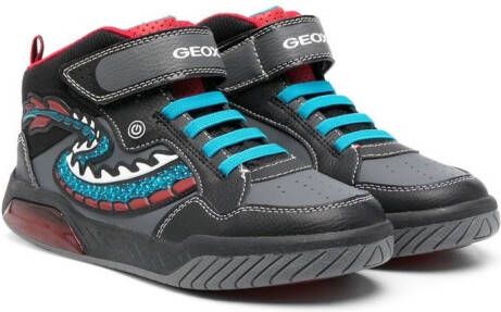 Geox Kids Inek touch-strap boots Black