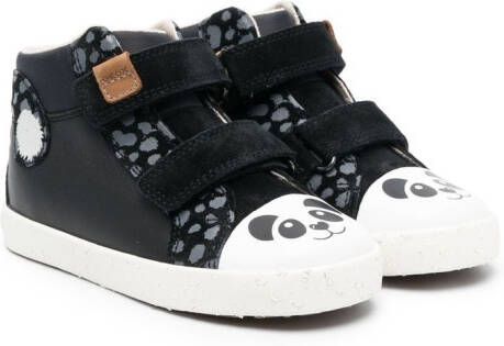 Geox Kids Kilwi touch-strap boots Black
