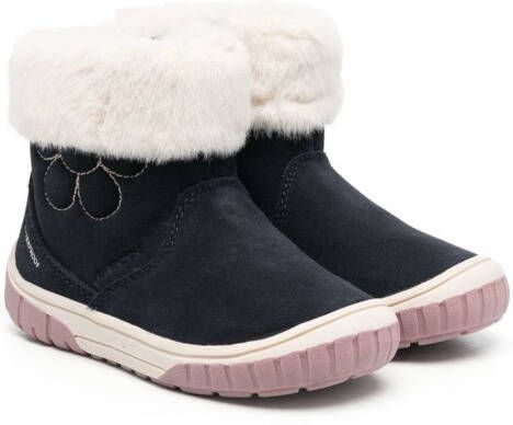 Geox Kids Omar shearling-trim boots Black