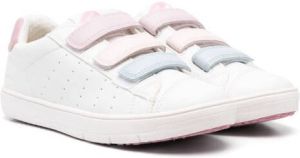 Geox Kids Silenex touch-strap trainers White