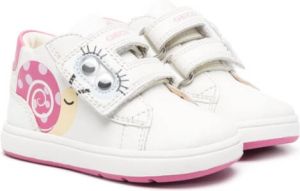 Geox Kids snail-motif sneakers White