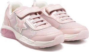 Geox Kids Spaziale touch-strap trainers Pink