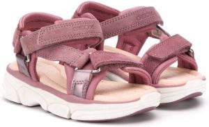 Geox Kids touch strap flat sandals Pink