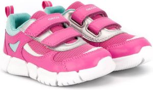 Geox Kids touch strap sneakers Pink