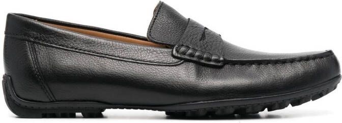 Geox Kosmopolis leather loafers Black