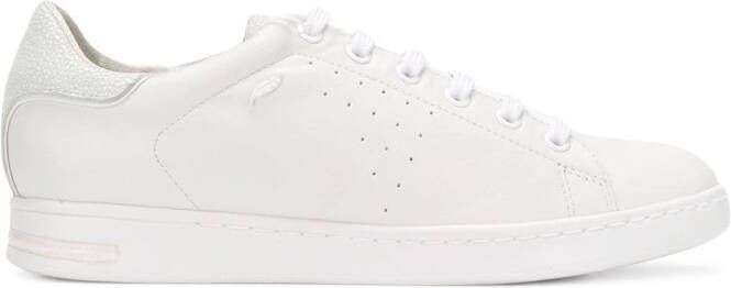 Geox lace-up fastened flat sneakers White