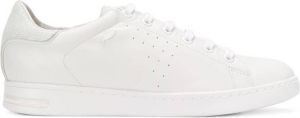 Geox lace-up fastened flat sneakers White