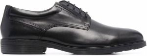 Geox lace-up leather shoes Black