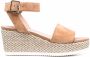 Geox 75mm Lipari wedge sandals Neutrals - Thumbnail 1