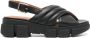 Geox Lisbona leather sandals Black - Thumbnail 1
