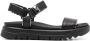 Geox open-toe leather sandals Black - Thumbnail 1