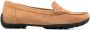 Geox panelled-design suede loafers Brown - Thumbnail 1