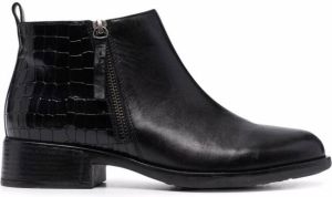 Geox Resia leather boots Black