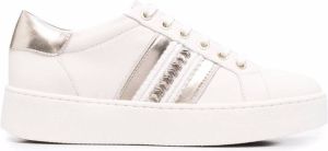 Geox Skyely leather trainers Neutrals