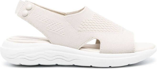 Geox Spherica mesh-panel sandals Neutrals