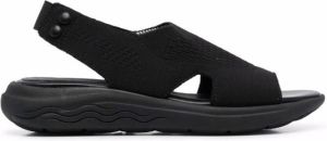 Geox Spherica platform sandals Black