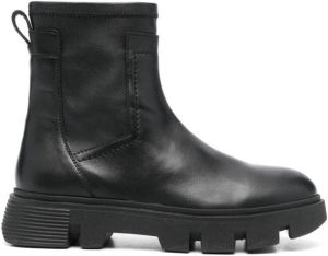 Geox Vilde leather boots Black