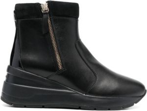 Geox Zosma leather ankle boots Black