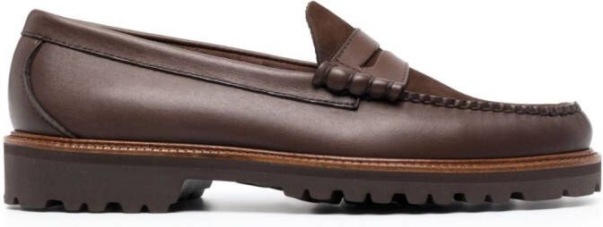G.H. Bass & Co. 90 Larson leather loafers Brown