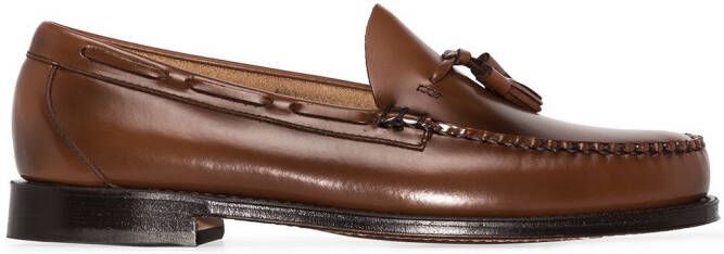 G.H. Bass & Co. weejuns larkin tassel loafers Brown