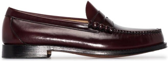 G.H. Bass & Co. Weejuns Larson penny-slot loafers Brown