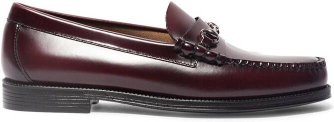 G.H. Bass & Co. Lincoln Easy Weejuns leather loafers Red