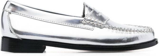 G.H. Bass & Co. Weejuns penny-slot loafers Silver