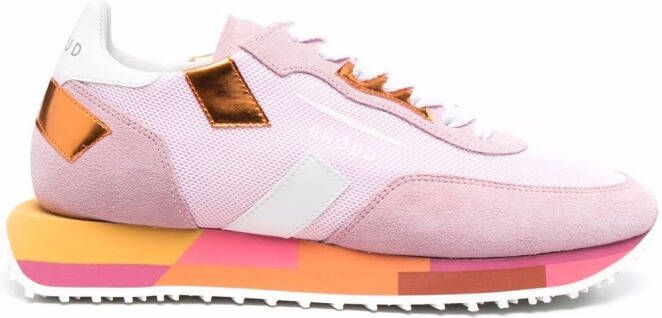GHŌUD colour-block low-top sneakers Pink