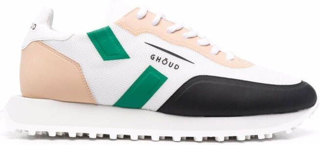 GHŌUD colour-block panelled sneakers White