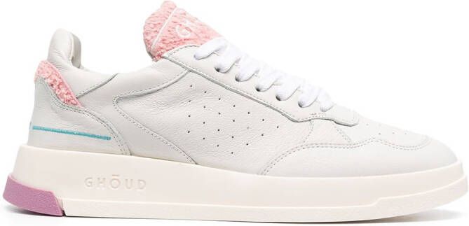 GHŌUD logo-print lace-up sneakers Neutrals