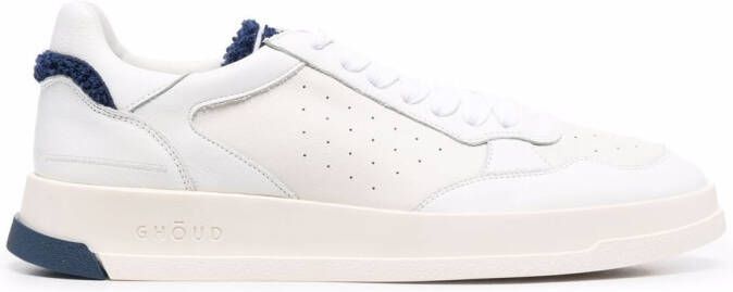 GHŌUD perforated panelled sneakers White