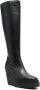 GIABORGHINI 120mm knee-high leather boots Black - Thumbnail 1