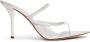 GIABORGHINI Aimeline leather sandals Silver - Thumbnail 1