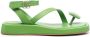 GIABORGHINI buckle-fastening open-toe sandals Green - Thumbnail 1