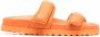 GIABORGHINI double-strap flat sandals Orange - Thumbnail 1