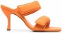 GIABORGHINI double-strap leather sandals Orange - Thumbnail 1