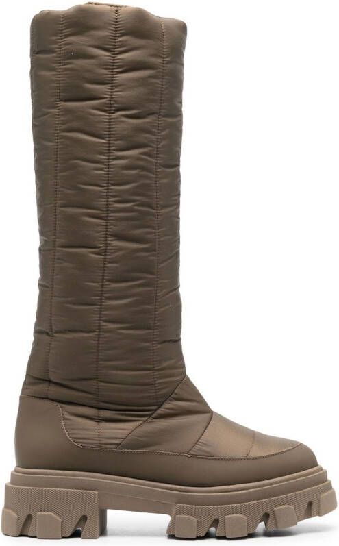GIABORGHINI Gia 19 padded boots Brown