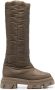 GIABORGHINI Gia 19 padded boots Brown - Thumbnail 1