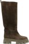 GIABORGHINI knee-length suede boots Green - Thumbnail 1