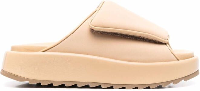 GIABORGHINI open-toe chunky sandals Neutrals